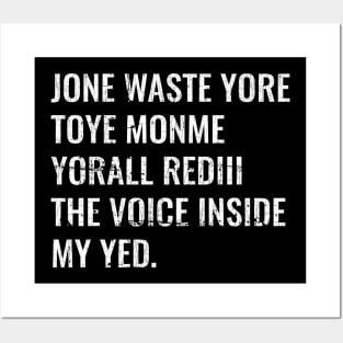 Jone Waste Yore Toye Monme Yorall Posters and Art